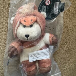 Starbucks limited edition barista keychain bear with Year of the Horse costume